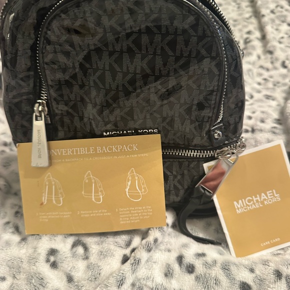 Michael Kors Black Interior Backpack - Picture 6 of 6